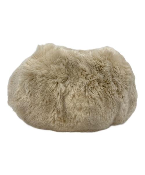 a point（アポワン）a point (アポワン) ファーショルダーバッグ ベージュの古着・服飾アイテム