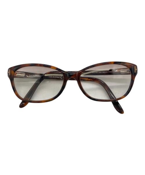 TOM FORD（トムフォード）TOM FORD (トムフォード) 伊達眼鏡 ブラウン サイズ:52□15 135の古着・服飾アイテム