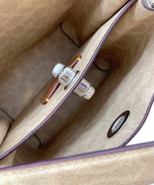 COACH（コーチ）COACH (コーチ) 2WAYバッグ ベージュの古着・服飾アイテム