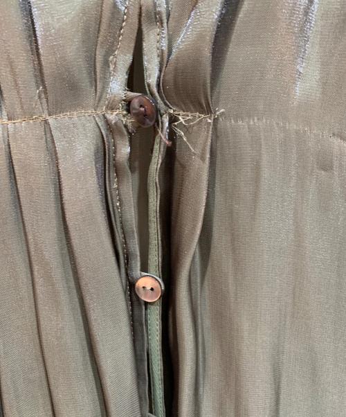 Ameri VINTAGE（アメリヴィンテージ）Ameri VINTAGE (アメリヴィンテージ) MEDI GATHER NEGLIGEE DRESS グリーン サイズ:Sの古着・服飾アイテム