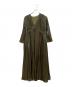 Ameri VINTAGE（アメリヴィンテージ）の古着「MEDI GATHER NEGLIGEE DRESS」｜グリーン