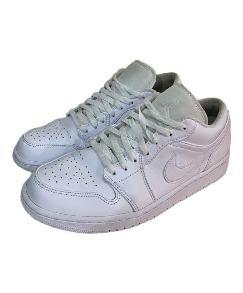 NIKE（ナイキ）NIKE (ナイキ) AIR JORDAN 1 LOW ホワイト サイズ:27㎝の古着・服飾アイテム