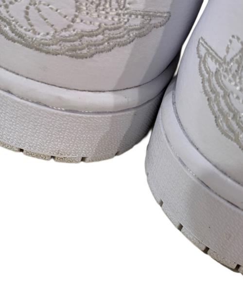 NIKE（ナイキ）NIKE (ナイキ) AIR JORDAN 1 LOW ホワイト サイズ:27㎝の古着・服飾アイテム