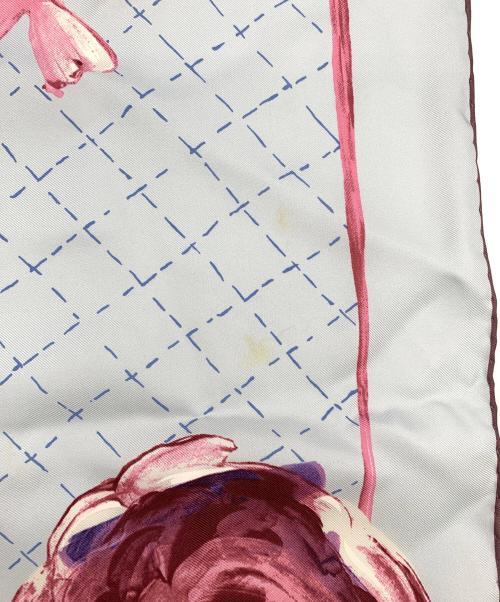 CHANEL（シャネル）CHANEL (シャネル) スカーフ ブルー×ピンクの古着・服飾アイテム