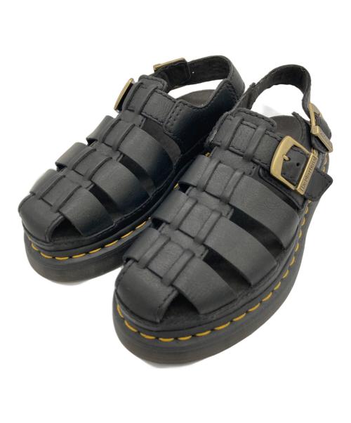 Dr.Martens（ドクターマーチン）Dr.Martens (ドクターマーチン) フィッシャーマンサンダル ブラック サイズ:USM6の古着・服飾アイテム
