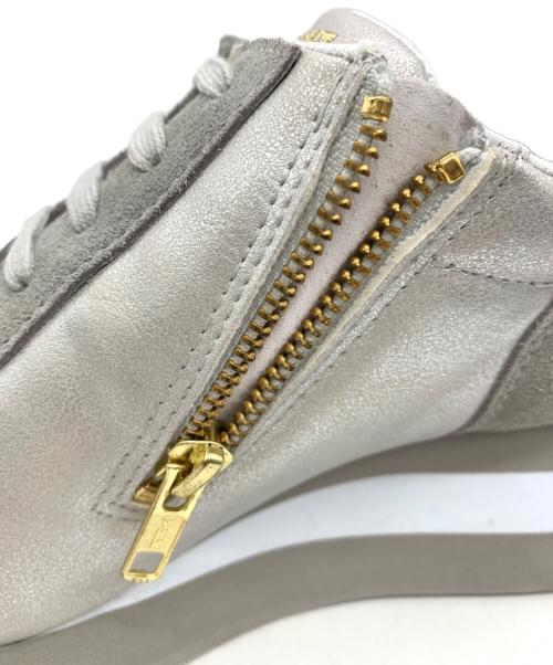 No Name（ノーネーム）No Name (ノーネーム) サイドジップスニーカー シルバー サイズ:36の古着・服飾アイテム