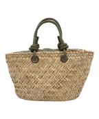 ANTEPRIMAアンテプリマ）の古着「カゴバッグ」｜ベージュ×グリーン