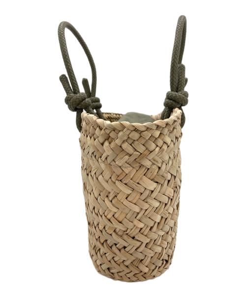 ANTEPRIMA（アンテプリマ）ANTEPRIMA (アンテプリマ) カゴバッグ ベージュ×グリーンの古着・服飾アイテム