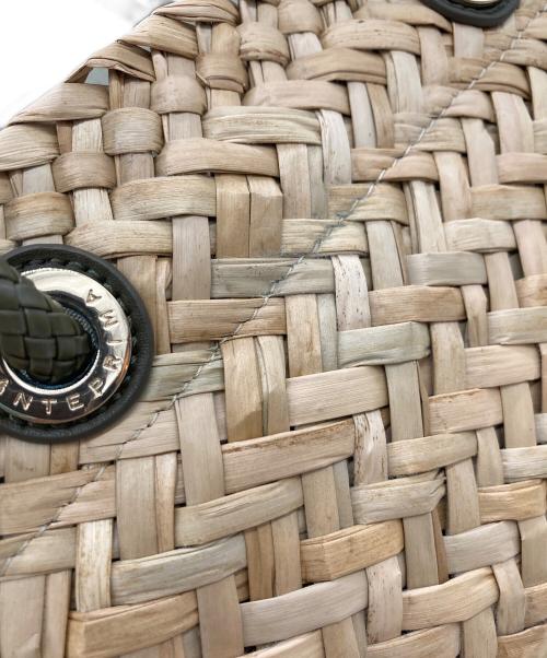 ANTEPRIMA（アンテプリマ）ANTEPRIMA (アンテプリマ) カゴバッグ ベージュ×グリーンの古着・服飾アイテム