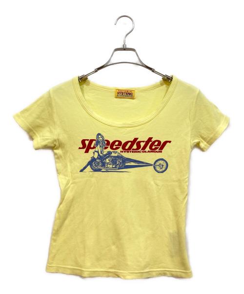 Hysteric Glamour（ヒステリックグラマー）Hysteric Glamour (ヒステリックグラマー) 半袖カットソー イエロー サイズ:FREEの古着・服飾アイテム