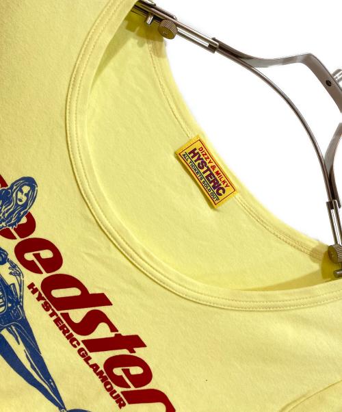 Hysteric Glamour（ヒステリックグラマー）Hysteric Glamour (ヒステリックグラマー) 半袖カットソー イエロー サイズ:FREEの古着・服飾アイテム