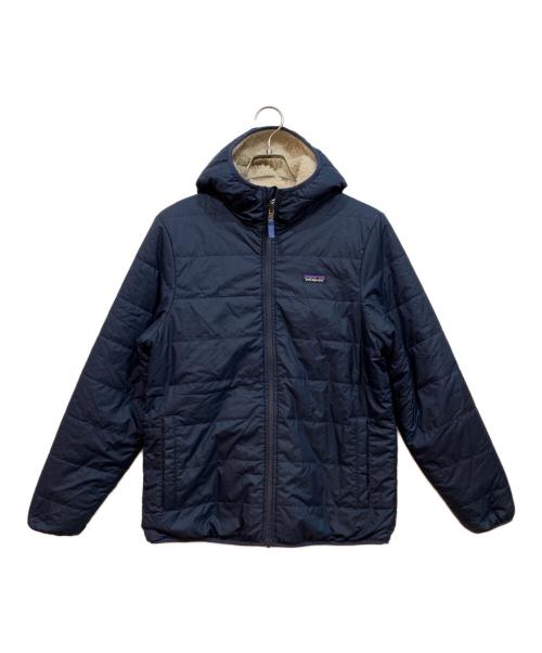 Patagonia（パタゴニア）Patagonia (パタゴニア) キッズ・リバーシブル・レディ・フレディ・フーディ ネイビー サイズ:XXLの古着・服飾アイテム