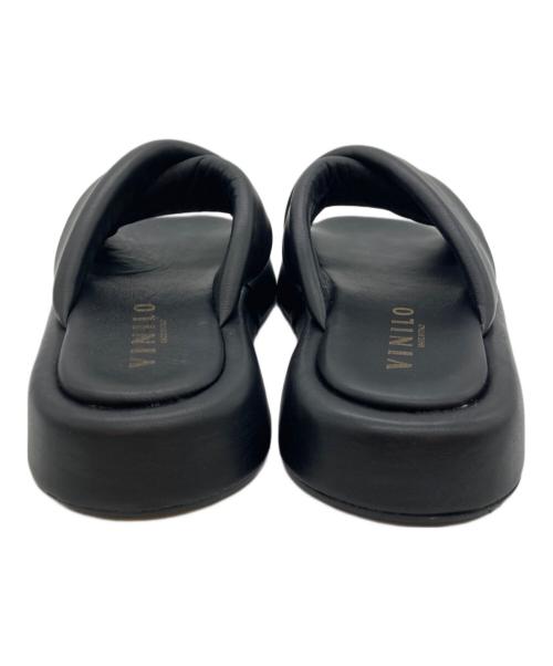vinilo（ヴィニーロ）vinilo (ヴィニーロ) サンダル ブラック サイズ:36の古着・服飾アイテム
