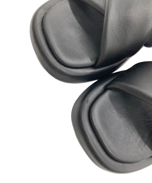 vinilo（ヴィニーロ）vinilo (ヴィニーロ) サンダル ブラック サイズ:36の古着・服飾アイテム