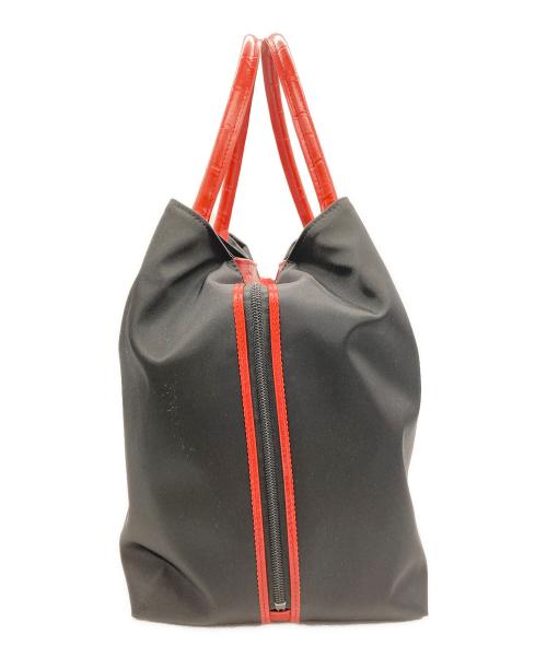 KITAMURA2（キタムラツウ）KITAMURA2 (キタムラツウ) ボストンバッグ ブラック×レッドの古着・服飾アイテム