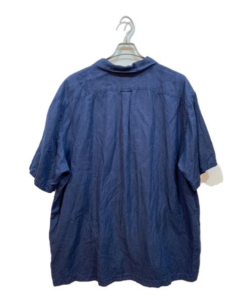 POLO RALPH LAUREN（ポロ・ラルフローレン）POLO RALPH LAUREN (ポロ・ラルフローレン) オープンカラーシャツ ネイビー サイズ:2XLの古着・服飾アイテム