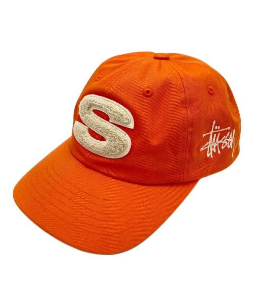 stussy（ステューシー）stussy (ステューシー) キャップ オレンジの古着・服飾アイテム