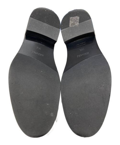 HERMES（エルメス）HERMES (エルメス) HOURアワー モカシン ブラック サイズ:36　1/2の古着・服飾アイテム