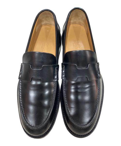 HERMES（エルメス）HERMES (エルメス) HOURアワー モカシン ブラック サイズ:36　1/2の古着・服飾アイテム