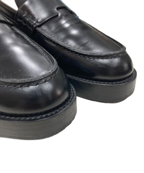 HERMES（エルメス）HERMES (エルメス) HOURアワー モカシン ブラック サイズ:36　1/2の古着・服飾アイテム