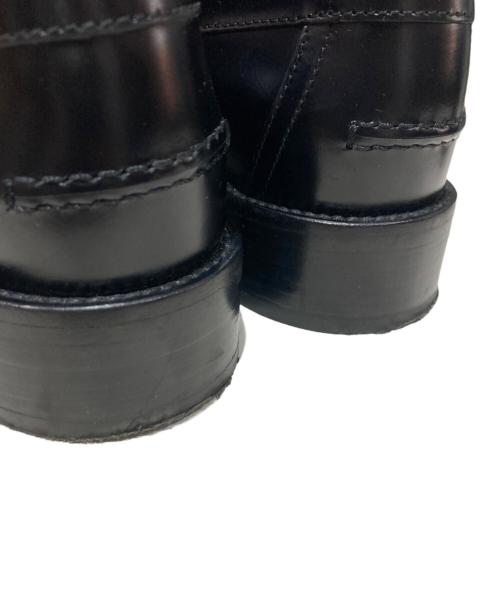 HERMES（エルメス）HERMES (エルメス) HOURアワー モカシン ブラック サイズ:36　1/2の古着・服飾アイテム