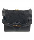 Samantha Vegaサマンサベガ）の古着「レースハートベルト折財布」｜ブラック