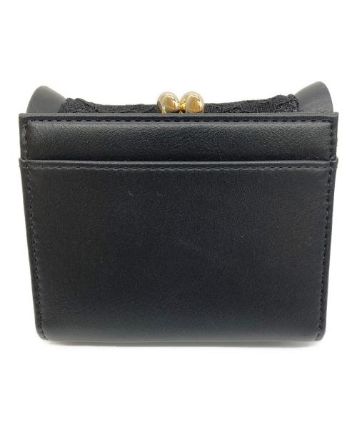 Samantha Vega（サマンサベガ）Samantha Vega (サマンサベガ) レースハートベルト折財布 ブラックの古着・服飾アイテム