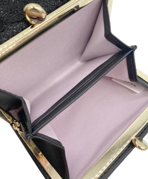 Samantha Vega（サマンサベガ）Samantha Vega (サマンサベガ) レースハートベルト折財布 ブラックの古着・服飾アイテム