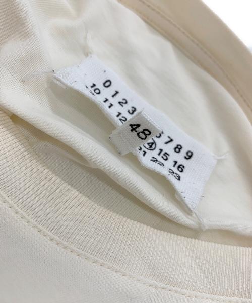 Maison Margiela（メゾンマルジェラ）Maison Margiela (メゾンマルジェラ) 半袖カットソー ベージュ サイズ:48の古着・服飾アイテム
