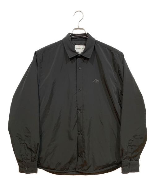 LACOSTE（ラコステ）LACOSTE (ラコステ) インサレーションシャツジャケット ブラック サイズ:40 未使用品の古着・服飾アイテム
