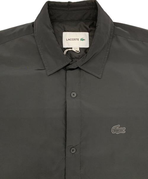 LACOSTE（ラコステ）LACOSTE (ラコステ) インサレーションシャツジャケット ブラック サイズ:40 未使用品の古着・服飾アイテム