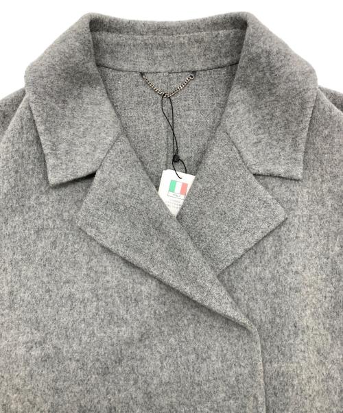 23区（ニジュウサンク）23区 (ニジュウサンク) ウールコート グレー サイズ:30 未使用品の古着・服飾アイテム