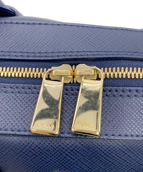 FURLA（フルラ）FURLA (フルラ) 2WAYショルダーバッグ ネイビーの古着・服飾アイテム