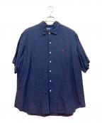 POLO RALPH LAURENポロ・ラルフローレン）の古着「半袖シャツ」｜ネイビー