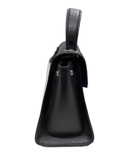 MICHAEL KORS（マイケル・コース）MICHAEL KORS (マイケルコース) 2WAYショルダーバッグ ブラック×ホワイトの古着・服飾アイテム