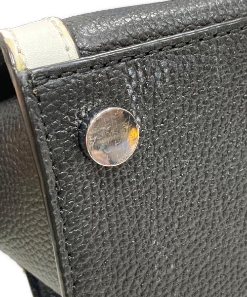 MICHAEL KORS（マイケル・コース）MICHAEL KORS (マイケルコース) 2WAYショルダーバッグ ブラック×ホワイトの古着・服飾アイテム