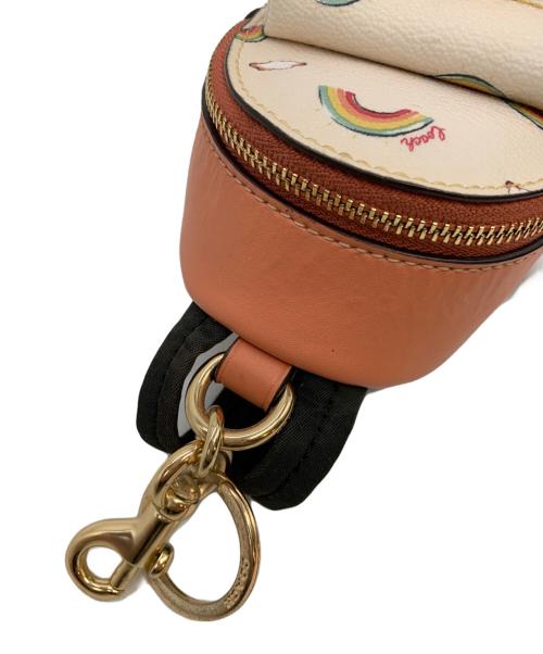 COACH（コーチ）COACH (コーチ) リュック型チャーム ベージュ×ブラウンの古着・服飾アイテム