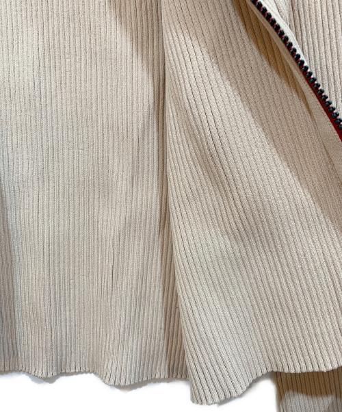 DIESEL（ディーゼル）DIESEL (ディーゼル) ジップニット ベージュ サイズ:Lの古着・服飾アイテム