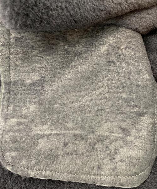 23区（ニジュウサンク）23区 (ニジュウサンク) ラムレザームートンコート グレー サイズ:40の古着・服飾アイテム