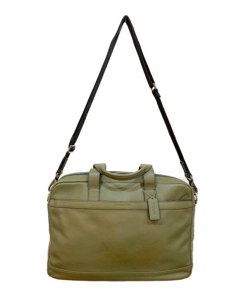 COACH（コーチ）COACH (コーチ) ビジネスバッグ カーキの古着・服飾アイテム