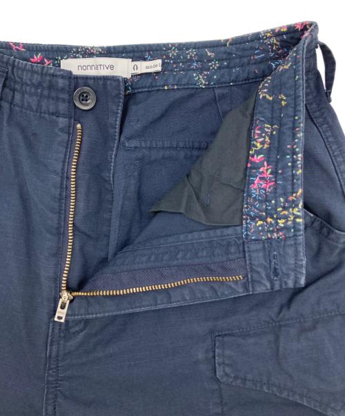 nonnative（ノンネイティブ）nonnative (ノンネイティブ) UNTER 6P TROUSERS  RELAXED FIT COTTON RIPSTOP ネイビーの古着・服飾アイテム