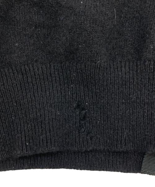 PLAY COMME des GARCONS（プレイコムデギャルソン）PLAY COMME des GARCONS (プレイコムデギャルソン) 厚手カーディガン ブラック サイズ:Sの古着・服飾アイテム