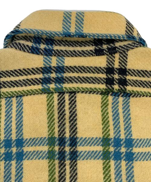 PENDLETON（ペンドルトン）PENDLETON (ペンドルトン) 60sネルシャツ ベージュ×ブルー サイズ:Mの古着・服飾アイテム