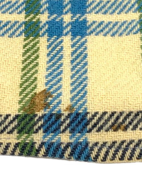 PENDLETON（ペンドルトン）PENDLETON (ペンドルトン) 60sネルシャツ ベージュ×ブルー サイズ:Mの古着・服飾アイテム