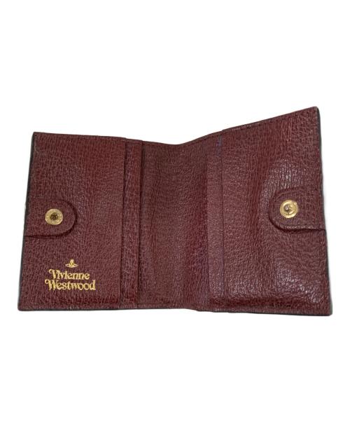 Vivienne Westwood（ヴィヴィアンウエストウッド）Vivienne Westwood (ヴィヴィアンウエストウッド) 2つ折り財布 ワインレッドの古着・服飾アイテム