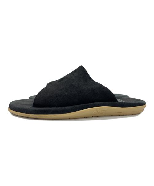 ISLAND SLIPPER（アイランドスリッパ）ISLAND SLIPPER (アイランドスリッパ) スウェードサンダル ブラック サイズ:8の古着・服飾アイテム