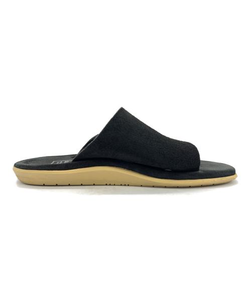 ISLAND SLIPPER（アイランドスリッパ）ISLAND SLIPPER (アイランドスリッパ) スウェードサンダル ブラック サイズ:8の古着・服飾アイテム