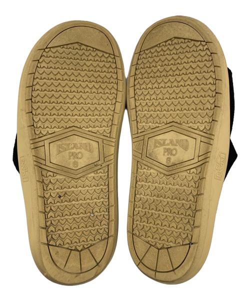 ISLAND SLIPPER（アイランドスリッパ）ISLAND SLIPPER (アイランドスリッパ) スウェードサンダル ブラック サイズ:8の古着・服飾アイテム