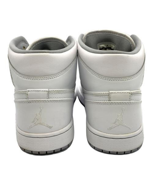 NIKE（ナイキ）NIKE (ナイキ) AIR JORDAN 1 MID WHITE WOLF GREY (2016) / エアジョーダン1 ミッド ホワイト ウルフ グレー (2016)  ホワイト サイズ:US10.5の古着・服飾アイテム