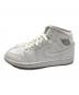 NIKE (ナイキ) AIR JORDAN 1 MID WHITE WOLF GREY (2016) / エアジョーダン1 ミッド ホワイト ウルフ グレー (2016)  ホワイト サイズ:US10.5：6000円